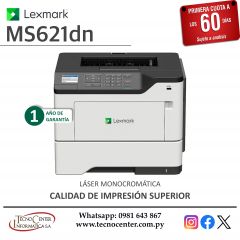 Impresora Láser Monocromática Lexmark MS621dn